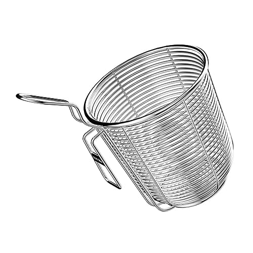 HOMOBABE Sieb mit Griff Großes Küchensieb für Nudeln Gemüse und Langlebiger Siebeinsatz für Hot Pot und Ramen Lebensmittelecht und Spülmaschinenfest von HOMOBABE