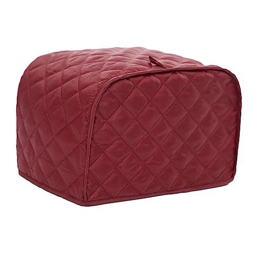 HOMOBABE Slice Toaster Cover aus Polyester Baumwoll Mischung Rot Abdeckung für Küchengeräte Schützt vor Fingerabdrücken und Verschmutzungen Geeignet für Standard Toaster HOMOBABE Slice Toaster Cover aus Polyester Baumwoll Mischung Rot Abdeckung für Küchengeräte Schützt vor Fingerabdrücken und Verschmutzungen Geeignet für Standard Toaster von HOMOBABE