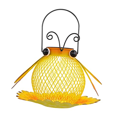 HOMOBABE Solar Vogelfutterspender mit Solar LED Gartenlampe Hängendes Design für Wildvögel und Dekoration im Garten für Terrasse und Hinterhof HOMOBABE Solar Vogelfutterspender mit Solar LED Gartenlampe Hängendes Design für Wildvögel und Dekoration im Garten für Terrasse und Hinterhof von HOMOBABE