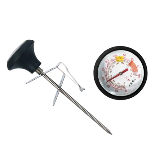 HOMOBABE Thermometer -Clip -Set Kochen mit Thermometer Klemmthermometer Lebensmitteltemperaturthermometer Sondenthermometer Kochen Küchenthermometer Grillthermometer Rostfreier Stahl Silber HOMOBABE Thermometer -Clip -Set Kochen mit Thermometer Klemmthermometer Lebensmitteltemperaturthermometer Sondenthermometer Kochen Küchenthermometer Grillthermometer Rostfreier Stahl Silber von HOMOBABE