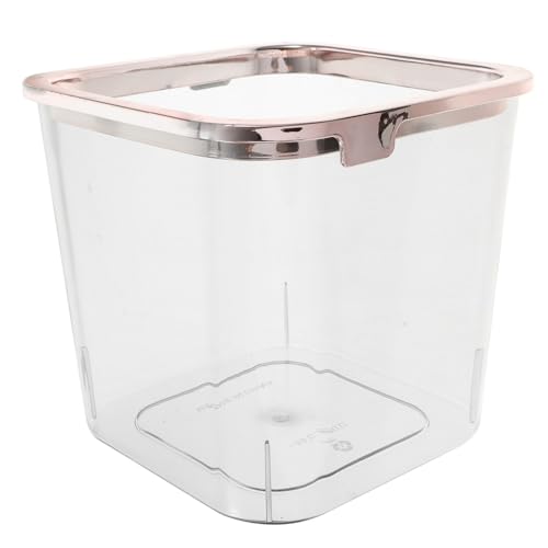 HOMOBABE Transparenter Tischabfalleimer aus Pet Stabiler Kleiner Schreibtischmülleimer ohne Deckel Klare Abfallbox für Büro Wohnzimmer Schlafzimmer Praktische Papierkorb aufbewahrung von HOMOBABE
