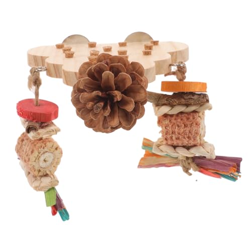 HOMOBABE Vogelspielzeug Sitzstange aus Holz für Papageien Kauspielzeug für Vogelkäfig Beißfest für Wellensittiche und Sittiche mit Schraubbefestigung HOMOBABE Vogelspielzeug Sitzstange aus Holz für Papageien Kauspielzeug für Vogelkäfig Beißfest für Wellensittiche und Sittiche mit Schraubbefestigung von HOMOBABE