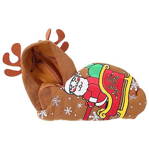 HOMOBABE Weihnachtskleidung Für Hunde Weihnachtskleidung Haustierkleidung Weihnachtskostüme Bekleidung Süße Hundekostüme Weihnachtsmann Outfit Für Hunde Weihnachtskostüm von HOMOBABE