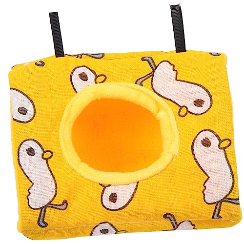HOMOBABE Hängematte Für Papageien Bequeme Warme Vogel-hängematte Aus Strapazierfähigem Material Für Kleine Vögel Bietet Einen Gemütlichen Rückzugsort Im Käfig von HOMOBABE