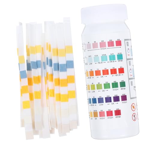 HOMOCONO Tragbares Ph-testpapier Für Pool 6-in-1-wassertestkit Härte-alkalinitätsstreifen von HOMOCONO