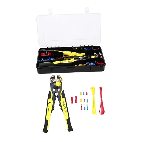 HOMOCONO 1 Satz Insulated Crimpzange Set für Kabelschuhe Teiliges Werkzeugset mit Ratschenmechanismus für Einfache Anwendung für Elektriker und DIY Projekte von HOMOCONO