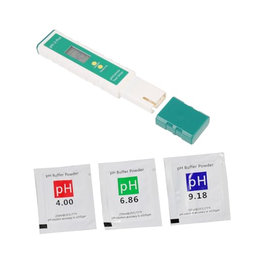 HOMOCONO 1 Satz Wasserqualitätsprüfer Pen Ph Tester Temperaturmessgerät für Trinkwasser Aquarium Pools Kompakt Präzise LCD Anzeige Hohe Genauigkeit von HOMOCONO