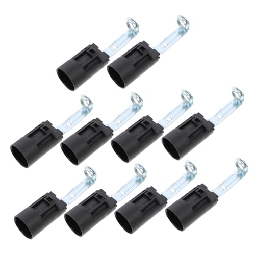 HOMOCONO 10Stücke Candelabra Sockel mit Halterung Höhe für DIY Lampenprojekte Küchen Schlafzimmern Bars Langlebige und Zinklegierungsmaterialien von HOMOCONO