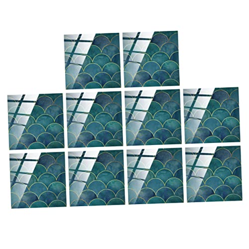 HOMOCONO 10Stücke Selbstklebende Kristall Film Fliesenaufkleber DIY Wasserdichtes Wanddesign für Bad Marmor Design Einfache Anwendung für Stilvolle HOMOCONO 10Stücke Selbstklebende Kristall Film Fliesenaufkleber DIY Wasserdichtes Wanddesign für Bad Marmor Design Einfache Anwendung für Stilvolle von HOMOCONO