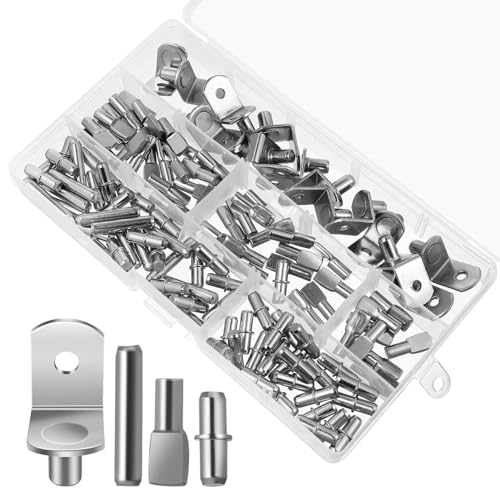 HOMOCONO 120 Stück Metall Regalstützen Robuste Regalstifte für Küchenregale Schränke Bücherregale Vielseitige Halterungen für Verschiedene Anwendungen Stabil und Langlebig HOMOCONO 120 Stück Metall Regalstützen Robuste Regalstifte für Küchenregale Schränke Bücherregale Vielseitige Halterungen für Verschiedene Anwendungen Stabil und Langlebig von HOMOCONO