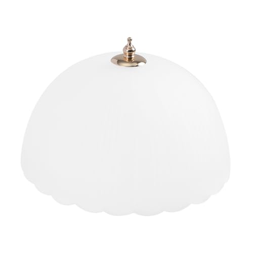 HOMOCONO 1Stück Runde Frosted Lampenschirm für Tisch und Deckenleuchten Elegantes Design Installieren für Schlafzimmer und Wohnzimmer von HOMOCONO