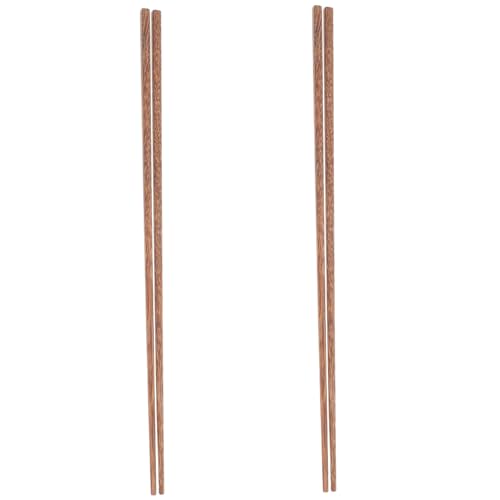 HOMOCONO 2 Paare Lange Holz Chopsticks Hitzebeständige Essstäbchen für Hot Pot Frittieren Wiederverwendbares Küchenutensil für Präzises Grillen für Verschiedene Kochszenarien HOMOCONO 2 Paare Lange Holz Chopsticks Hitzebeständige Essstäbchen für Hot Pot Frittieren Wiederverwendbares Küchenutensil für Präzises Grillen für Verschiedene Kochszenarien von HOMOCONO