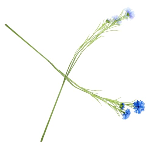 HOMOCONO 2 Stücke Künstliche Kornblume Trauben Gefälschte Blume Für Wohnzimmer Kornblume Ornamente von HOMOCONO