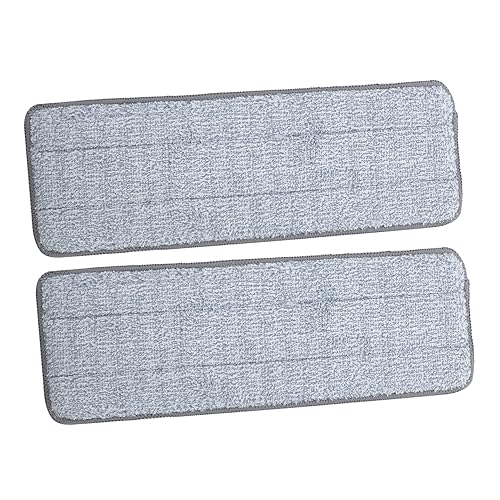 HOMOCONO 2 Stück Mikrofaser Wischmopp Ersatzpads Waschbar für Bodenarten Geeignet Hohe Wasseraufnahme für von Fliesen und HOMOCONO 2 Stück Mikrofaser Wischmopp Ersatzpads Waschbar für Bodenarten Geeignet Hohe Wasseraufnahme für von Fliesen und von HOMOCONO