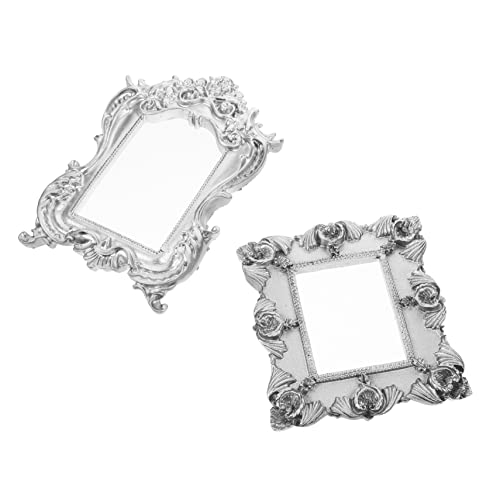 HOMOCONO 2stücke Vintage Rahmen Resin Antike Fotografie-displays Für Schmuck Und -dekoration Kleine Rechteckige Rahmen Retro Style Für Tisch Und HOMOCONO 2stücke Vintage Rahmen Resin Antike Fotografie-displays Für Schmuck Und -dekoration Kleine Rechteckige Rahmen Retro Style Für Tisch Und von HOMOCONO