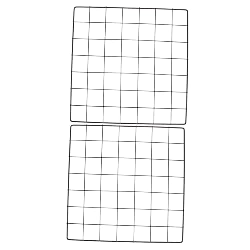 HOMOCONO 2 Stück Foto Selbstgemacht Metall Gitter für Postkarten und Bilder 35x35cm Nagelfrei Kreative Wanddekoration HOMOCONO 2 Stück Foto Selbstgemacht Metall Gitter für Postkarten und Bilder 35x35cm Nagelfrei Kreative Wanddekoration von HOMOCONO