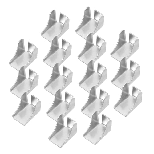 HOMOCONO 20stücke Teiliges Regalböden Clips Robuste Metallhalterungen Für Innenlagerung Abnehmbare Unterstützung Für Büroschrank Aktenschrank Und Bücherregal von HOMOCONO