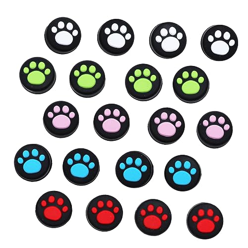 HOMOCONO 20 Stück Silikon Joystick-abdeckungen Katzenkrallen-griffschutz Für Controller Abriebfest Und Langlebig von HOMOCONO