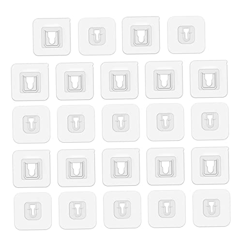 HOMOCONO 22 Paare Selbstklebende Wandhaken Transparente Multi Use Haken für Einfache Befestigung ohne Bohren für Zuhause Büro und Dekoration HOMOCONO 22 Paare Selbstklebende Wandhaken Transparente Multi Use Haken für Einfache Befestigung ohne Bohren für Zuhause Büro und Dekoration von HOMOCONO