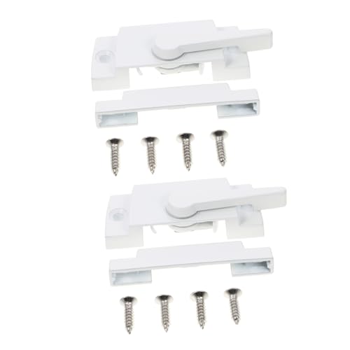 HOMOCONO 2Sätze Sicherheitsfenster Sash Locks Stabile Diebstahlsicherungsschlösser für Fenster und Türen Einfache Installation Zubehör für zu Hause von HOMOCONO
