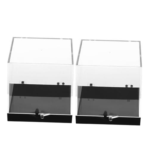 HOMOCONO 2Stücke Deckel Rock Display Box Kleine Kunststoff Aufbewahrungsbox für Gesteinssammlungen Vitrine für Mineralien Stapelbar und Langlebig HOMOCONO 2Stücke Deckel Rock Display Box Kleine Kunststoff Aufbewahrungsbox für Gesteinssammlungen Vitrine für Mineralien Stapelbar und Langlebig von HOMOCONO
