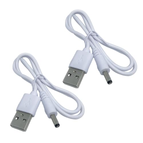 HOMOCONO 2Stücke USB Dc Ladegerät Adapterkabel Mehrzweck Dc Ladekabel für Tischlampen Ventilatoren Tablets und von HOMOCONO