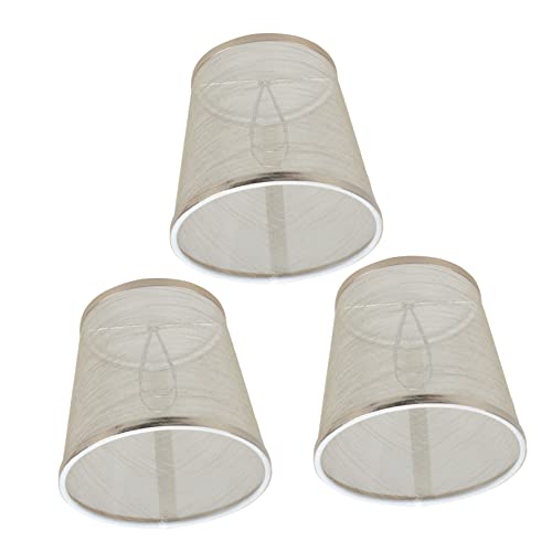 HOMOCONO 3Stücke Transparente Lampenschirme Clip Deckenlampenabdeckung für Schlafzimmer und Wohnzimmer Staubschutz für Deckenleuchten von HOMOCONO