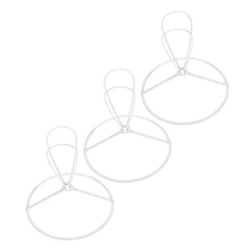 HOMOCONO 3stücke Lampenschirmrahmen Aus Metall DIY Lampenschirmhalterung Metalllampenschirmringe Kompatibel Mit Pendelleuchten Und Kerzenlampen HOMOCONO 3stücke Lampenschirmrahmen Aus Metall DIY Lampenschirmhalterung Metalllampenschirmringe Kompatibel Mit Pendelleuchten Und Kerzenlampen von HOMOCONO