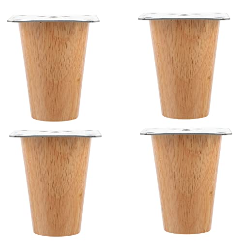 HOMOCONO 4 Sätze Massive Holz Tischbeine Stabile Konische Möbelbeine für Sofa Schrank Couchtisch und Tv Möbel Lebensmittelechtes Material Einfache Montage HOMOCONO 4 Sätze Massive Holz Tischbeine Stabile Konische Möbelbeine für Sofa Schrank Couchtisch und Tv Möbel Lebensmittelechtes Material Einfache Montage von HOMOCONO