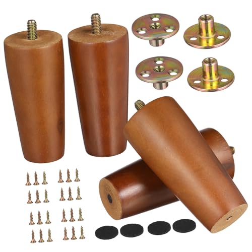 HOMOCONO 4 Sätze Möbelfüße Holz für Sofa Bett und Tisch Elegante und Langlebige Möbelbeine Einfache Montage Vielseitig Einsetzbar für Verschiedene Möbelstile HOMOCONO 4 Sätze Möbelfüße Holz für Sofa Bett und Tisch Elegante und Langlebige Möbelbeine Einfache Montage Vielseitig Einsetzbar für Verschiedene Möbelstile von HOMOCONO