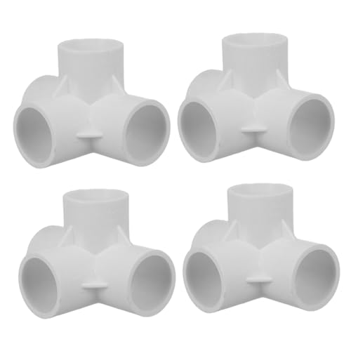 HOMOCONO 4 Stück PVC Vierwegverbinder PVC Möbelverbindungsstücke für Gewächshausrahmen und Regalsysteme UV Beständig Robust für Verschiedene Anwendungen Geeignet HOMOCONO 4 Stück PVC Vierwegverbinder PVC Möbelverbindungsstücke für Gewächshausrahmen und Regalsysteme UV Beständig Robust für Verschiedene Anwendungen Geeignet von HOMOCONO