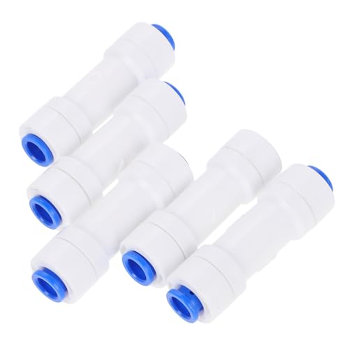 HOMOCONO 5 Stück Schnellkupplungs Adapter mit Rückschlagventil Kunststoff Wasserfittings für Wasserfilter und Umkehrosmose Anlagen für Zuhause und Gewerbe HOMOCONO 5 Stück Schnellkupplungs Adapter mit Rückschlagventil Kunststoff Wasserfittings für Wasserfilter und Umkehrosmose Anlagen für Zuhause und Gewerbe von HOMOCONO
