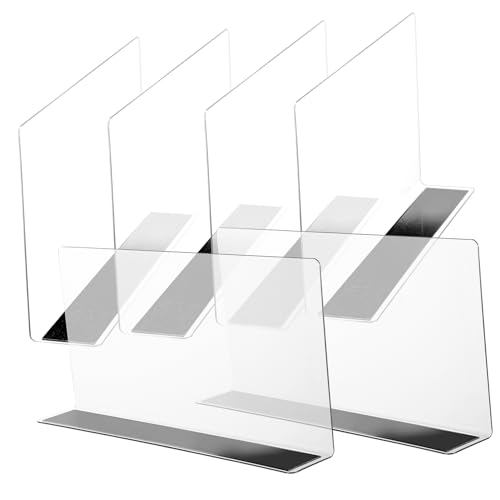 HOMOCONO 6 Stück Regaltrenner Transparente Förmige PVC Trenner mit Magnet für Supermärkte Geschäfte Vielseitige Anwendungen Optimiert die Regalplatznutzung HOMOCONO 6 Stück Regaltrenner Transparente Förmige PVC Trenner mit Magnet für Supermärkte Geschäfte Vielseitige Anwendungen Optimiert die Regalplatznutzung von HOMOCONO