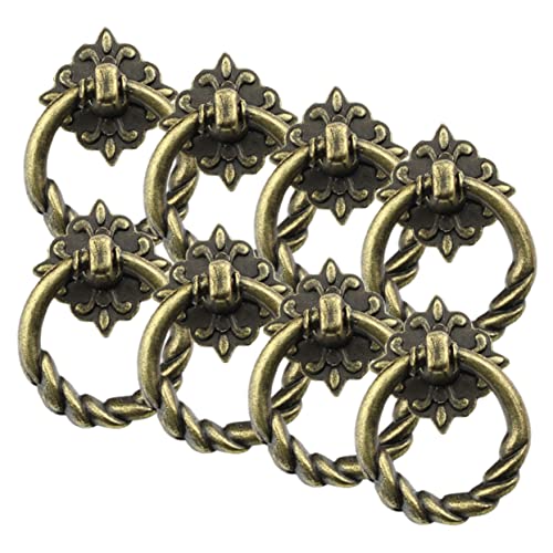 HOMOCONO 8 Stück Vintage Teiliges Schrankgriffe Metall Ziehgriff Retro Möbelknöpfe für Küchenschränke und Einfache Installation Komfortables Design für Wohnkultur HOMOCONO 8 Stück Vintage Teiliges Schrankgriffe Metall Ziehgriff Retro Möbelknöpfe für Küchenschränke und Einfache Installation Komfortables Design für Wohnkultur von HOMOCONO