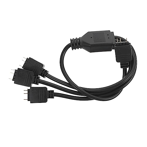 HOMOCONO Argb Y Splitter Kabel für Computer Rgb Verlängerungskabel für LED Streifen Synchronisation über Motherboard Hochwertiges Design für Langlebige Nutzung von HOMOCONO
