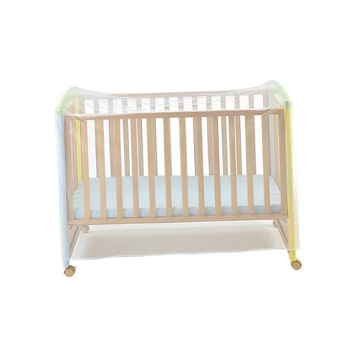 HOMOCONO Babybett Moskitonetz Weiß Atmungsaktives Insektennetz Kinderleichtes Aufstellen Hochwertiges Polyester Schützendes Bettzelt für Junge Mädchen und Kleinkinder HOMOCONO Babybett Moskitonetz Weiß Atmungsaktives Insektennetz Kinderleichtes Aufstellen Hochwertiges Polyester Schützendes Bettzelt für Junge Mädchen und Kleinkinder von HOMOCONO
