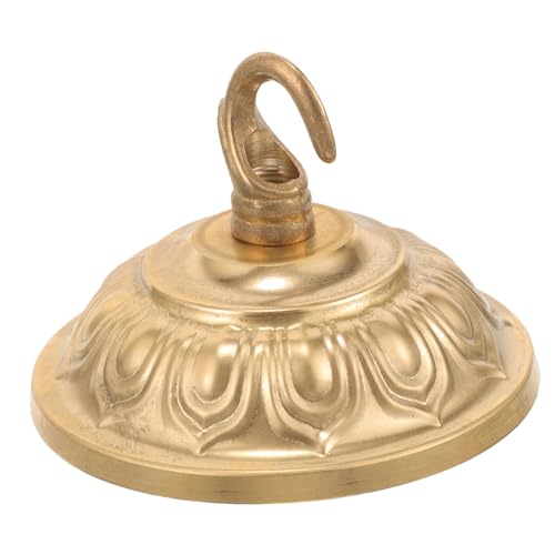 HOMOCONO Deckenleuchten-baldachin Mit Haken Für Pendelleuchte Aus Metall Kronleuchter-baldachin Lichtbaldachin Für Deckenleuchte von HOMOCONO