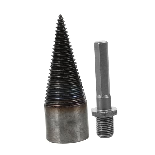 HOMOCONO Bohrer Effektiver Holzspalter Bohrkopf Sechskant Hochfestem Für Elektrowerkzeuge Für Schnelles Und Effizientes Spalten Von von HOMOCONO