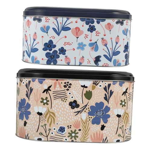 HOMOCONO 2 Stück Metall Keksdosen Mit Deckel Weißblech Bonbonbox Aufbewahrungsbox Für Süßigkeiten Kekse Und Snacks Für Feiertage HOMOCONO 2 Stück Metall Keksdosen Mit Deckel Weißblech Bonbonbox Aufbewahrungsbox Für Süßigkeiten Kekse Und Snacks Für Feiertage von HOMOCONO