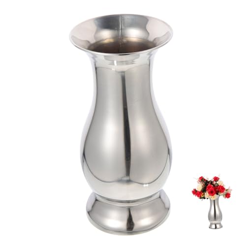 HOMOCONO Dekorativer Blumenvase Für Tischdekoration Moderner Metallvase Für Blumenarrangements Im Büro Und Garten Nordische Design Vase von HOMOCONO