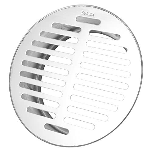 HOMOCONO Bodenablaufabdeckung Für Garten Balkon Und Außenbereich Edelstahl-ablaufabdeckung Zum Entfernen Von Wasser Blumen Und Blättern von HOMOCONO