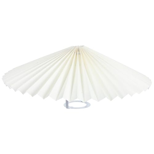 HOMOCONO Faltenschirm Tischlampe Robuster Lampenschirm aus Stoff für Schreibtischlampe Design für Sanfte Beleuchtung und Stilvolle Raumgestaltung von HOMOCONO