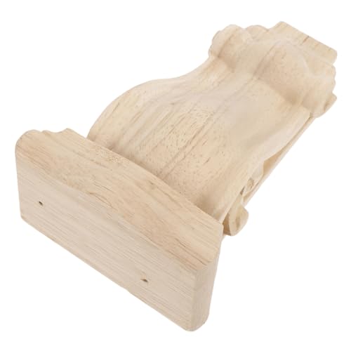 HOMOCONO Kapitelle im Europäischen Stil Dekorative Holzkonsolen für Wände Türen und Fenster Installieren Vielseitig Einsetzbar Robustem Massivem von HOMOCONO