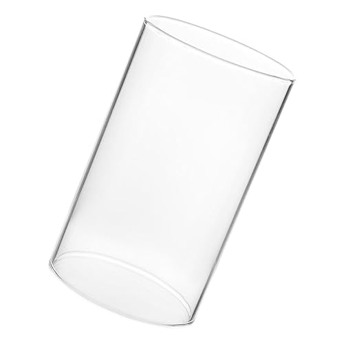 HOMOCONO Klarer Kerzenhalter Aus Glas Offener Glaszylinder Für Stumpenkerzen Windschutz Für Romantische Tischdekoration Und Kreative DIY-projekte Robust Und Elegant Für Wohnzimmer Und HOMOCONO Klarer Kerzenhalter Aus Glas Offener Glaszylinder Für Stumpenkerzen Windschutz Für Romantische Tischdekoration Und Kreative DIY-projekte Robust Und Elegant Für Wohnzimmer Und von HOMOCONO