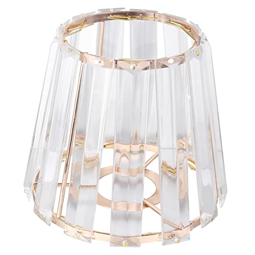 HOMOCONO Kreativer Kristalllampenschirm für Deckenleuchte Elegante Wandlampe im Europäischen Stil für Wohnzimmer und Schlafzimmer als Perfektes zur Einweihung von HOMOCONO