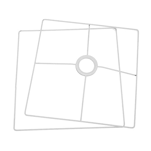 HOMOCONO Lampenschirm Halterung Eisen Basis Ring Unterstützung für Deckenleuchte und Tischlampe Einfache Installation Dekorativ und Praktisch für Gestaltung von HOMOCONO