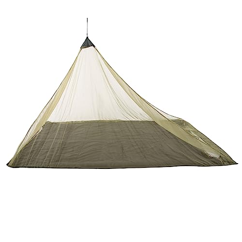 HOMOCONO Moskitonetzzelt Für Camping Outdoorzelt Tragbares Dreieckszelt Campingnetze Netze Für Outdoor Armeegrün Netz Für Camping Angeln Wandern von HOMOCONO