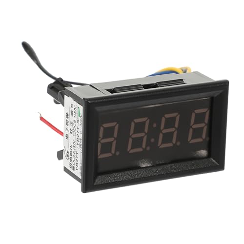 HOMOCONO Multifunktionale Auto-digitaluhr mit Temperatur Spannungsanzeige -display mit Grüner Beleuchtung Präziser Temperaturfühler Voltmeter für Fahrzeugarmaturenbrett Klare Ablesung HOMOCONO Multifunktionale Auto-digitaluhr mit Temperatur Spannungsanzeige -display mit Grüner Beleuchtung Präziser Temperaturfühler Voltmeter für Fahrzeugarmaturenbrett Klare Ablesung von HOMOCONO