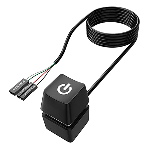 HOMOCONO PC Netzschalter Externer Power Button für Computer mit Verlängerungskabel für Internetcafés Heimgebrauch Einfach zu Bedienen Vielseitig Einsetzbar Perfektes HOMOCONO PC Netzschalter Externer Power Button für Computer mit Verlängerungskabel für Internetcafés Heimgebrauch Einfach zu Bedienen Vielseitig Einsetzbar Perfektes von HOMOCONO