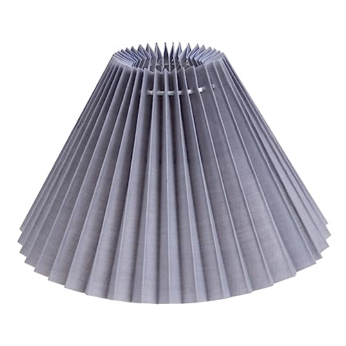 HOMOCONO Trommelförmiger Stofflampenschirm Lampenabdeckung Für Tischlampe Stehlampe Vintage-design Geeignet Für Schlafzimmer Und Arbeitszimmer von HOMOCONO